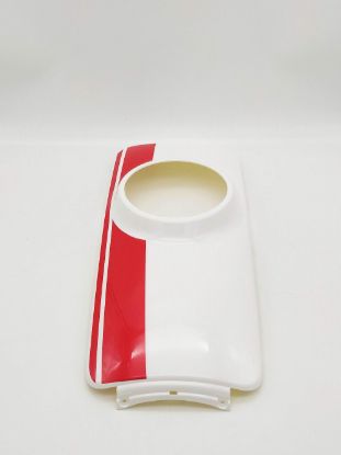 NQi Front panel (White+Red) 30401034 NIU N1S Font panel (White Red) back